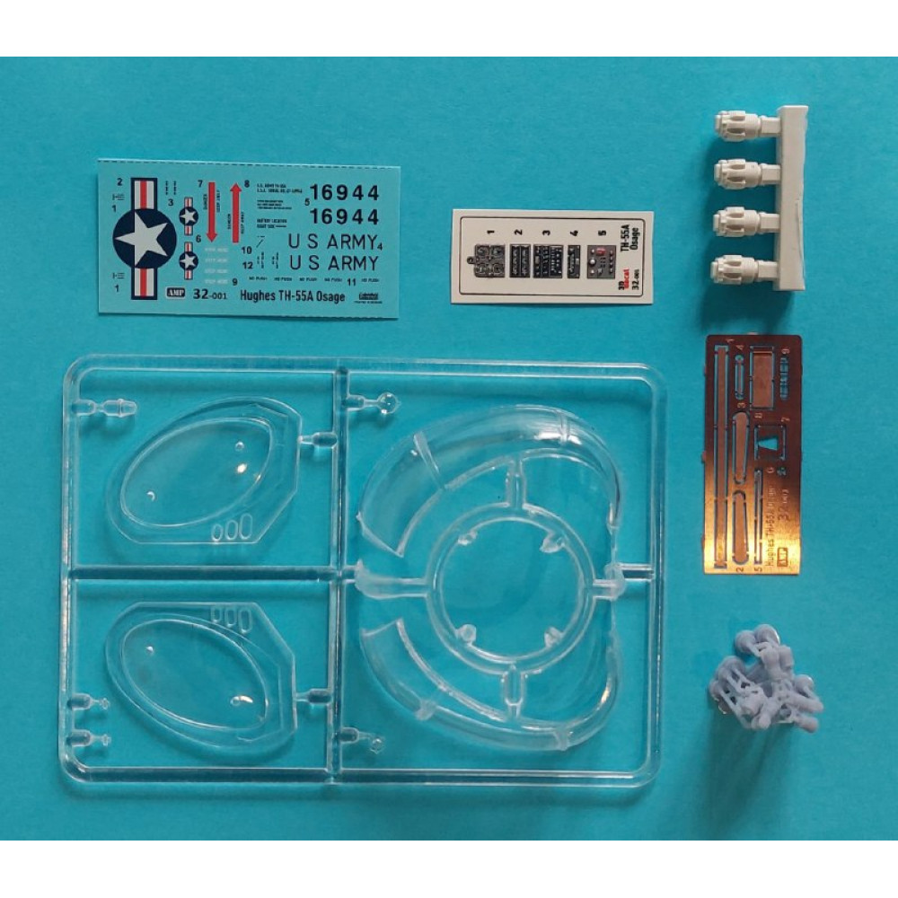 AMP 32001 1/32 Hughes TH55 Osage, scale plastic model kit Model